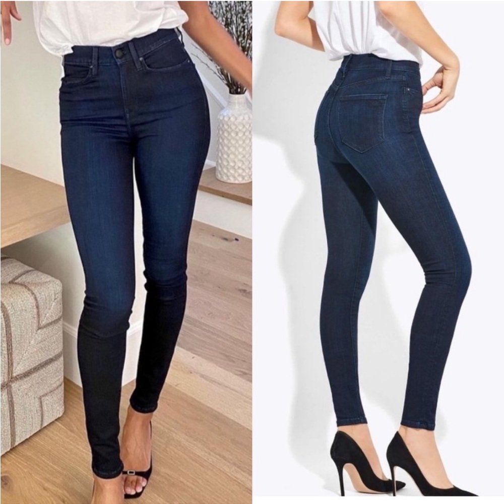 AYR Jeans Womens High Rise Skinny Dark Wash Stretch Pockets Like New 26